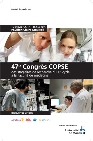 47e congrès COPSE des stagiaire de rechercher de 1er cycle de la Faculté de médecine