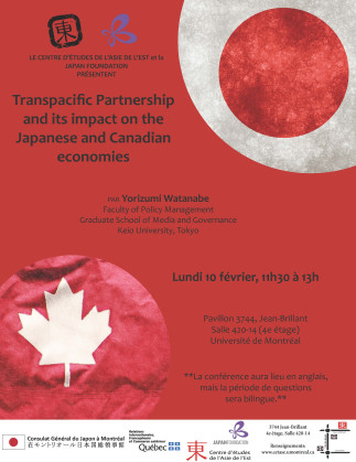 Transpacific partnership and its impact on the Japanese and Canadian economies