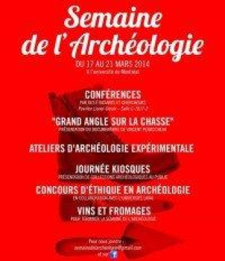Semaine de l'archéologie 2014 à l'UdeM