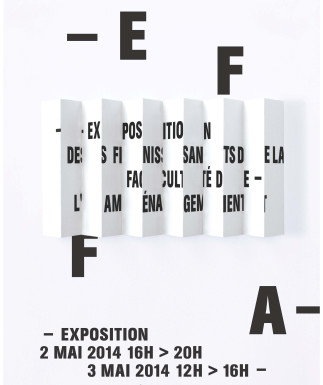 EFFA : l'exposition des finissants de la Faculté de l'aménagement