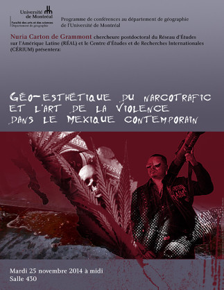Géo-esthétique du narcotrafic et l'art de la violence dans le Mexique contemporain