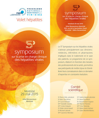 5e symposium sur la prise en charge clinique des hépatites virales