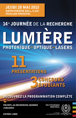 14e Journée de la recherche : Lumière - Photonique/Optique/Lasers