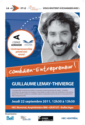 Guillaume Lemay-Thivierge vous parle de sa fibre entrepreneuriale!