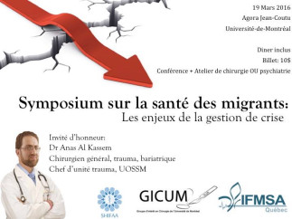 Symposium sur la santé des migrants, une initiative d'IFMSA-Québec à l'UdeM