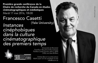 Conférence CRCCM : Francesco Casetti (Yale University) - Instances cinéphobiques dans la culture cinématographique des premiers temps