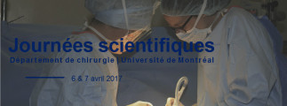 Journées scientifiques du Département de chirurgie
