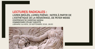 Lectures radicales avec Christian Nadeau