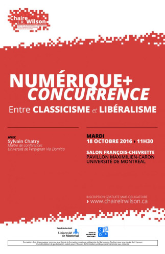 Numérique + Concurrence : entre classicisme et libéralisme