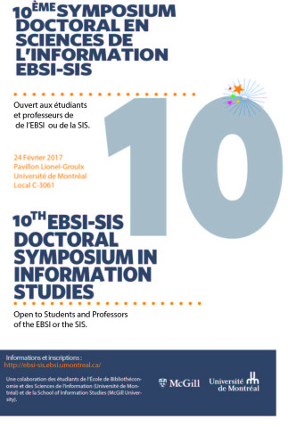 10e Symposium EBSI-SIS