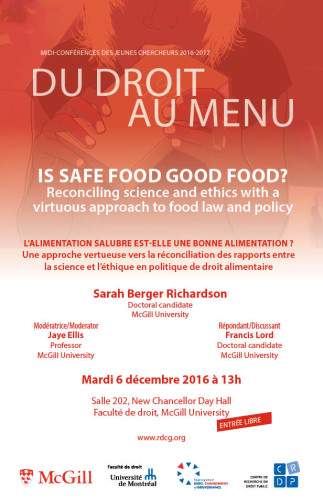 Is Safe Food Good Food? Reconciling science and ethics with a virtuous approach to food law and policy