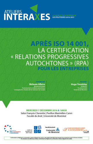 Après ISO 14 001, la certification « Relations Progressives Autochtones » (RPA) pour les entreprises