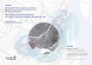 Cartographie des anciens cours d'eau de Montréal