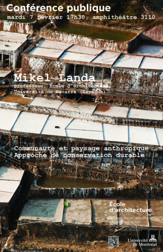 L'architecte Mikel Landa, invité à l'atelier triptyque
