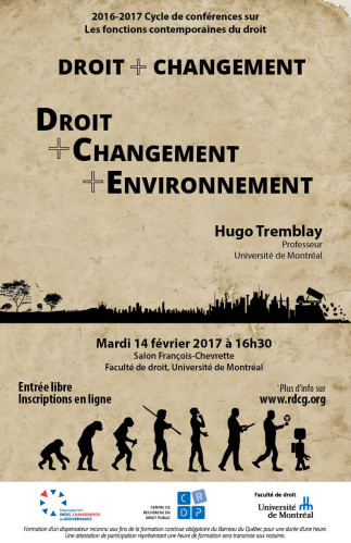 Droit + Changement + Environnement