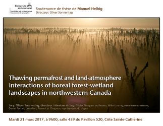 Thawing permafrost and land-atmosphere interactions of boreal forest-wetland landscapes in northwestern Canada
