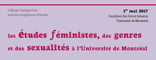 Colloque : Inauguration du programme de Mineure en études féministes