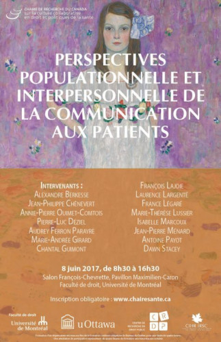Perspectives populationnelle et interpersonnelle de la communication aux patients