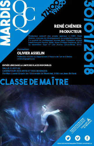 Mardi OCQ : Classe de maître avec René Chénier