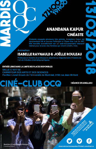 Mardi OCQ : Anandana Kapur, cinéaste indienne