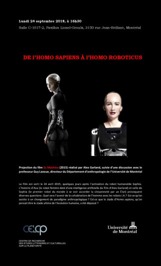 De l’Homo sapiens à l’Homo roboticus