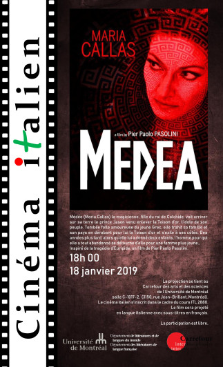 Cinéma Italien - «Medea» de Pier Paolo Pasolini