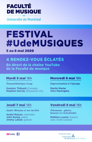 Festival #UdeMusiques - Improvisation à l'éponge