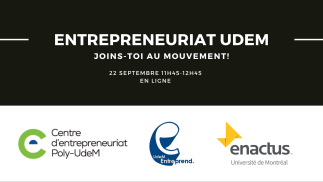 Entrepreneuriat UdeM : Joins-toi au mouvement!