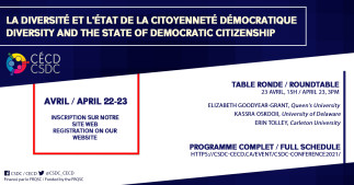 Conférence du CÉCD - La diversité et l’état de la citoyenneté démocratique