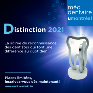 Distinction 2021, la soirée reconnaissance des dentistes qui font une différence au quotidien