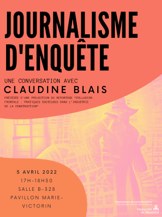 Journalisme d’enquête : une conversation avec Claudine Blais