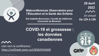 COVID-19 et grossesse : les données canadiennes
