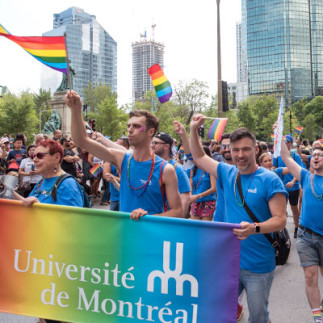 L’Université de Montréal au défilé de la Fierté 2022