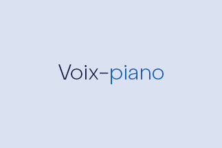 Concert final de duos voix-piano - Semaine sur le répertoire vocal français