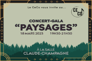 Concert Gala du CeCo - Paysages