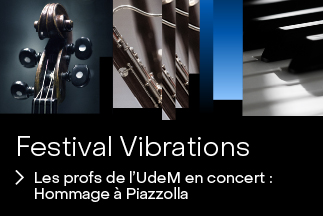 Festival Vibrations – Les profs de l’UdeM en concert : Hommage à Piazzolla