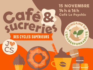 Café et sucreries | Quinzaine de l'écoresponsabilité 2023