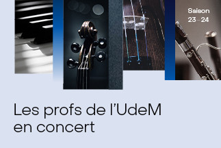 Les profs de l’UdeM en concert : Projet 8 avec André Moisan
