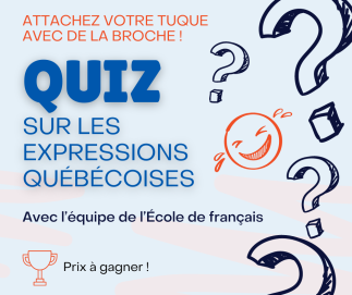 Jeu-questionnaire sur les expressions québécoises