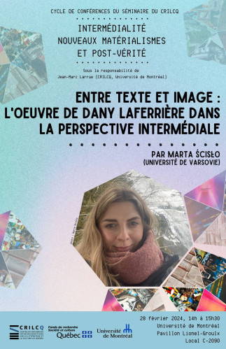Entre texte et Image : l'oeuvre de Dany Laferrière dans la perspective intermédiale