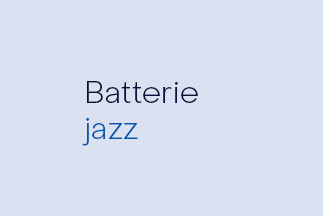 Récital de batterie jazz (fin baccalauréat) - Guillaume Sliger