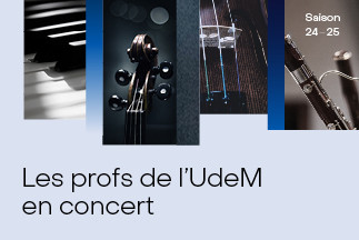 Série – Les profs de l’UdeM en concert - Contrastes baroques et modernes: de Bach à Coleman