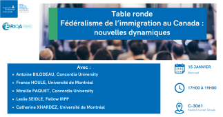 Fédéralisme de l’immigration au Canada : nouvelles dynamiques