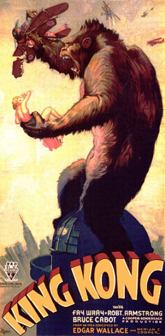 Projection de film: King Kong de Merian C. Cooper & Ernest b. Schoedsack